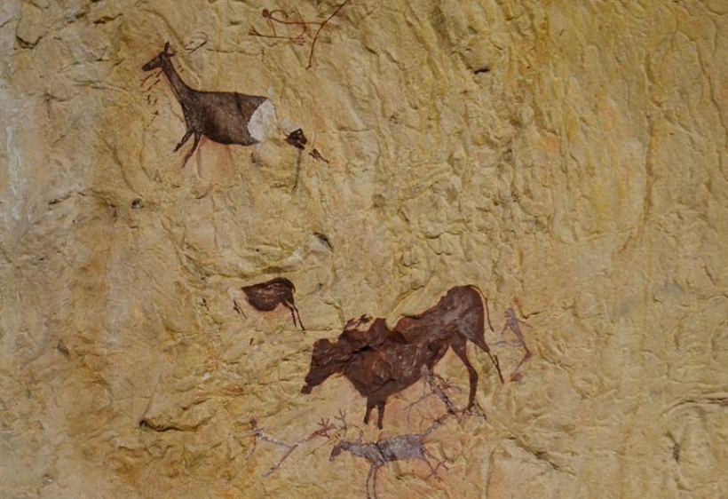 Barranco del arte prehistórico de la Valltorta, el arte rupestre levantino