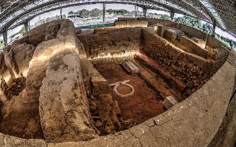 Yacimiento arqueolgico de Cancho Roano, el misterioso templo de origen tarteso