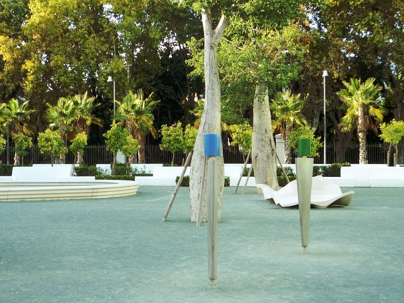 Palmeral de las sorpresas, un lugar ideal para pasear en Málaga