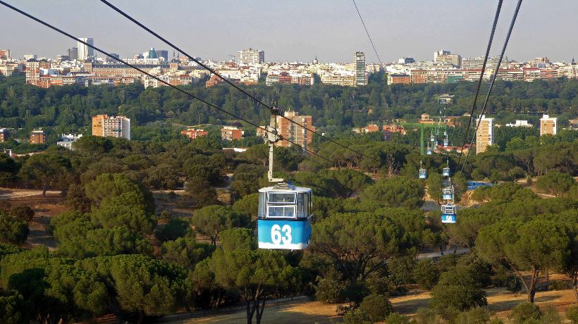 Teleférico de Madrid, unas vistas espectaculares