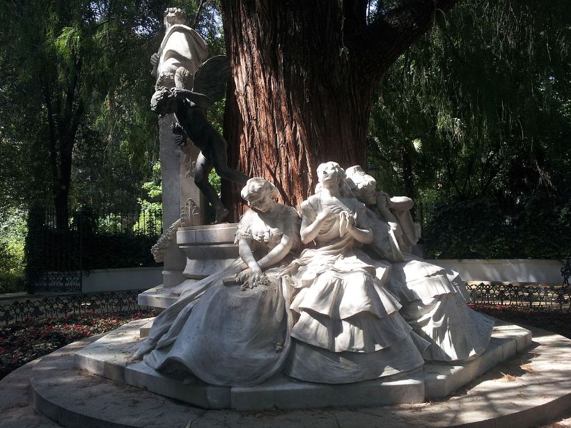 Glorieta de Bécquer en el Parque María Luisa de Sevilla