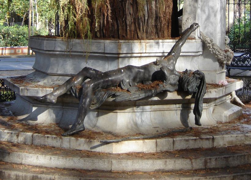 Glorieta de Bécquer en el Parque María Luisa de Sevilla