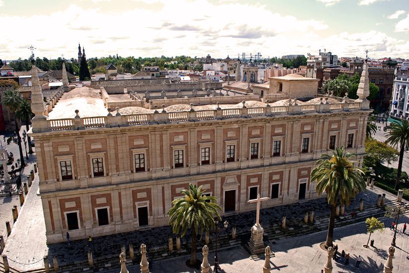 El Archivo General de Indias de Sevilla, un edificio diseñado por Juan de Herrera