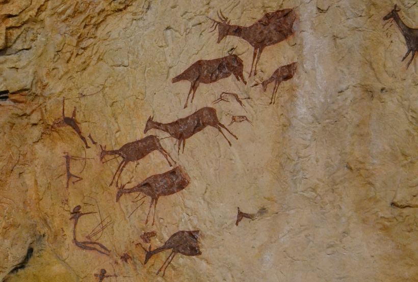 Barranco del arte prehistórico de la Valltorta, el arte rupestre levantino