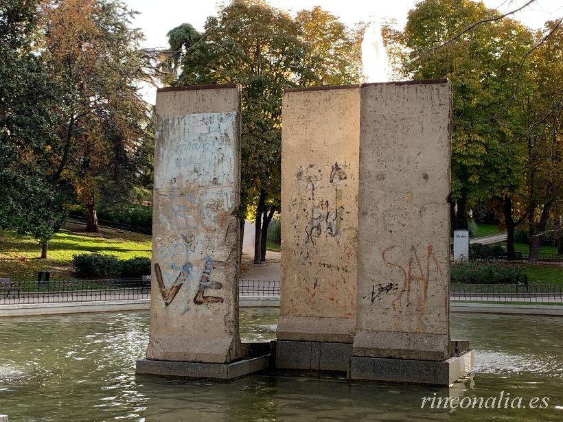 Restos del Muro de Berlín en Madrid, visita el Parque de Berlín y revive un momento histórico del siglo XX