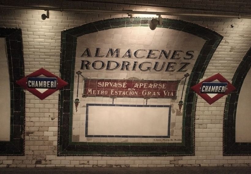 Chamberí, la estación fantasma de metro