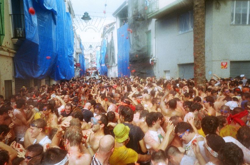 La Tomatina de Buñol, la batalla de los tomates