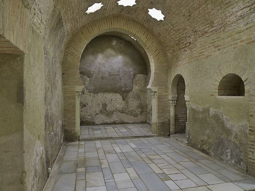 Baños Árabes de Jaén, en los sótanos del Palacio de Villadompardo