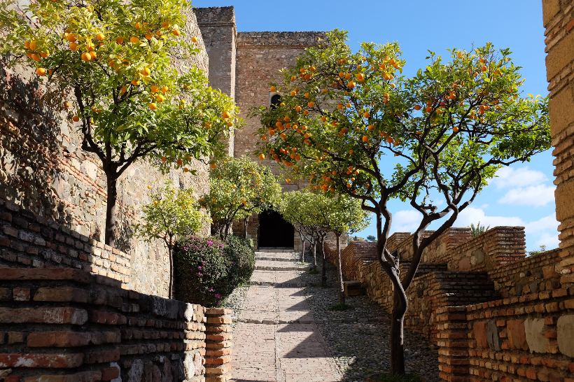 La Alcazaba de Málaga, construida entre 1057 y 1063